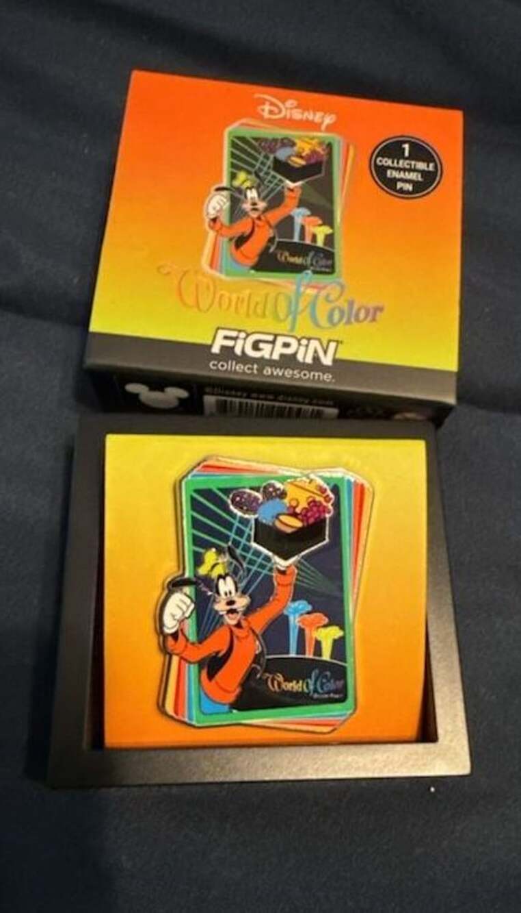 Disney World of Color Goofy FiGPiN Collectible Enamel Pin